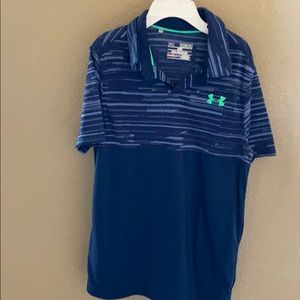 Boys under armour light weight polo